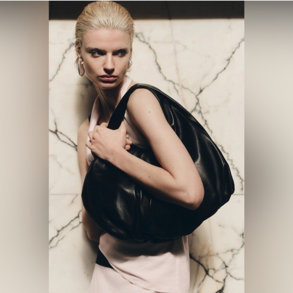 COS Black Leather Women's Bag